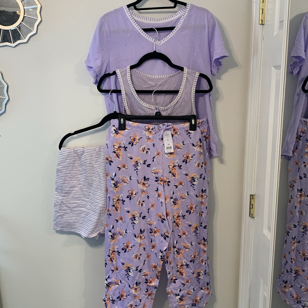4-Piece Pajama Set 100% Cotton